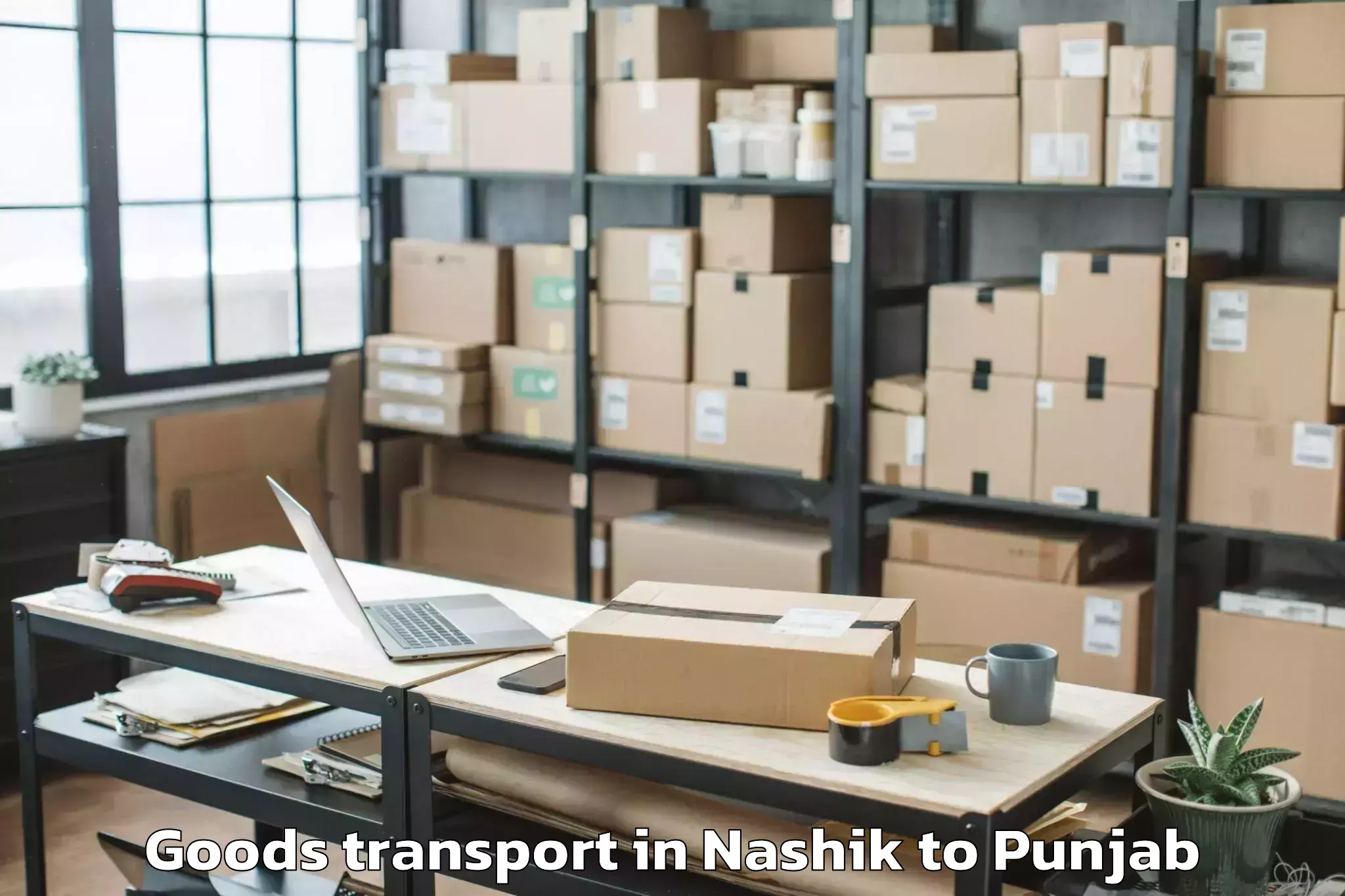 Easy Nashik to Samrala Goods Transport Booking